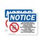 Signmission No Lifeguard On Duty Swim At, 10 in W x Rectangle, Plastic OS-2PACK-NS-P-710-L-14680 - alternate 1